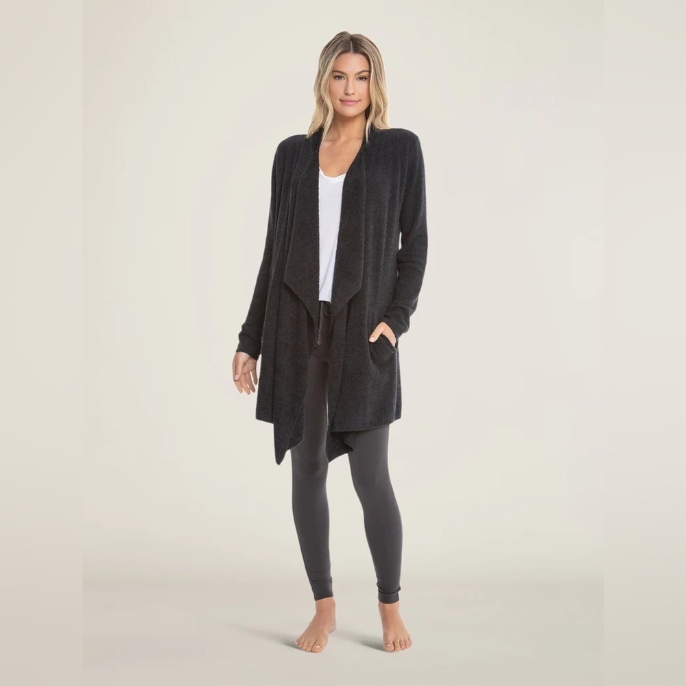 BAREFOOT DREAMS CozyChic Lite Island Wrap Grey Small Medium